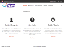 Tablet Screenshot of mwtaxgroup.com